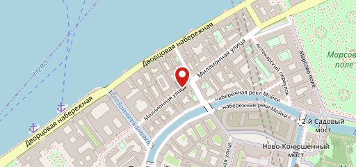 Троицкий мост на карте
