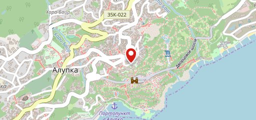 У фонтана на карте