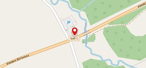 У моста на карте