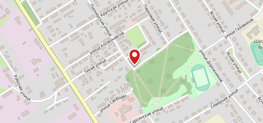 Кафе у парка на карте