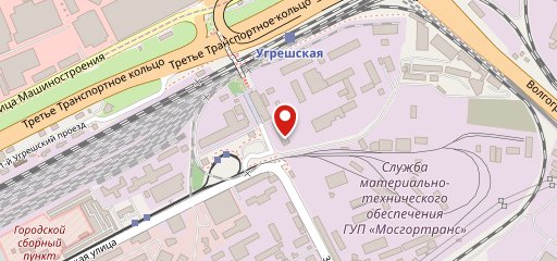 Кафе "угрешская" на карте