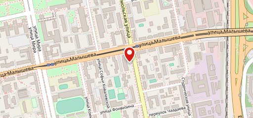 Университетская на карте