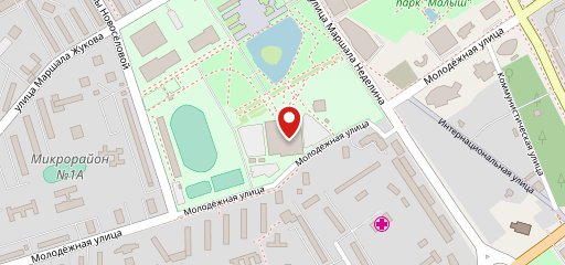 Кафе в Ледовом Дворце на карте