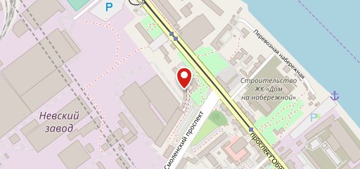 Кафе в НЗЛ на карте