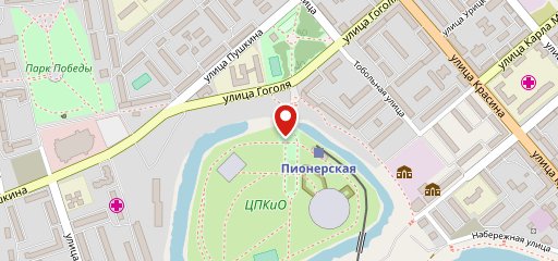 Кафе в парке "Разговоры" на карте