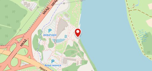 Кафе-веранда от отель Аква-Минск на карте