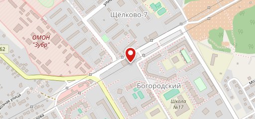 Кафе "Встреча" на карте