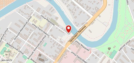Кафе Якорь в Подольске Podolsk на карте