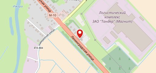 Кафе-шашлычная Ям-Ижора на карте