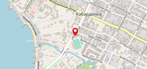 Южное на карте