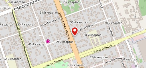 Кафе "За углом" на карте