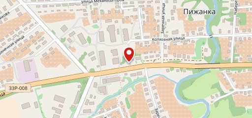 Заречное на карте