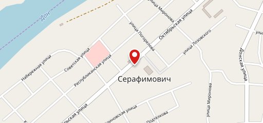 Кафе "Заря" на карте