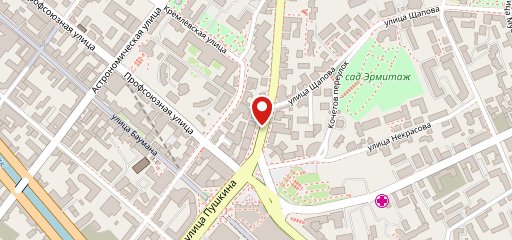 Кафе здорового образа жизни на карте