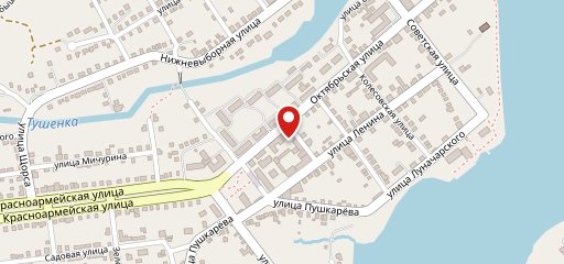 Чайка на карте