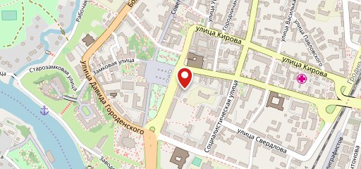 Кафетерий на карте