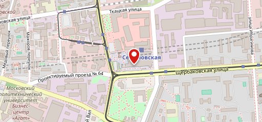 Кафетерий на карте