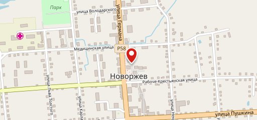 Кафетерий Новоржевского РАЙПО на карте
