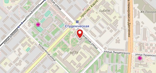 Кафетерий на карте
