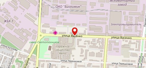 Кафетерий на карте