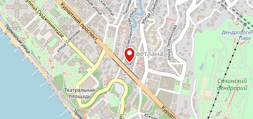 Кафетерий на карте