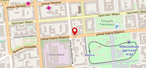 Кафетерий на карте