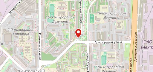 Кафетерий на карте