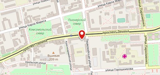 Кафетерий на карте