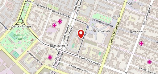 Кафетерий на карте