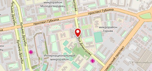 Кафетерий на карте