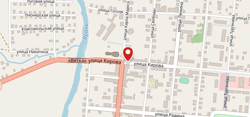 Берег Ярани на карте