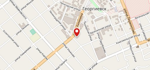 Калинин на карте
