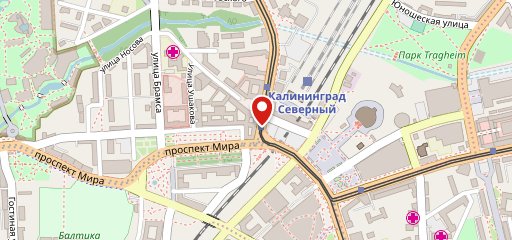 Кафетерий Калининградского Технического Университета на карте