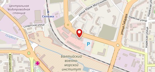Калининград-Ташкент на карте