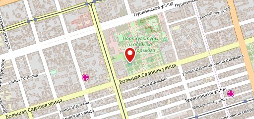 Зелёная горка на карте