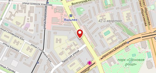 Кальянная ЧБ на карте