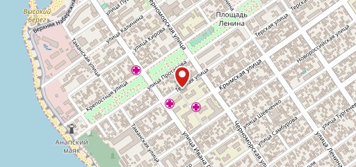 Кафе Камелот Анапа на карте