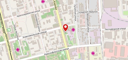 Каменный лев на карте