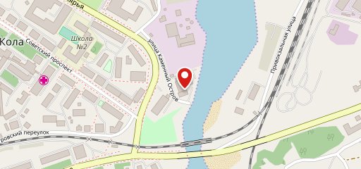 Каменный остров на карте