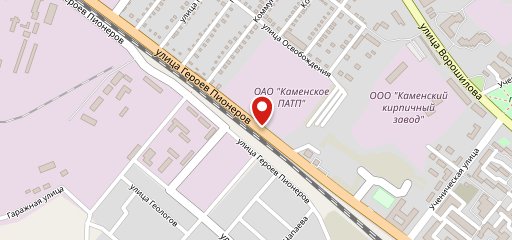 Каменский хлебокомбинат на карте