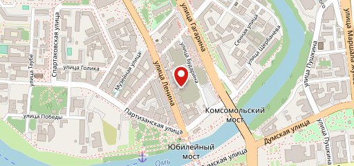 Камергерский переулок на карте