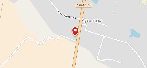Кафе «Малина Суши» на карте