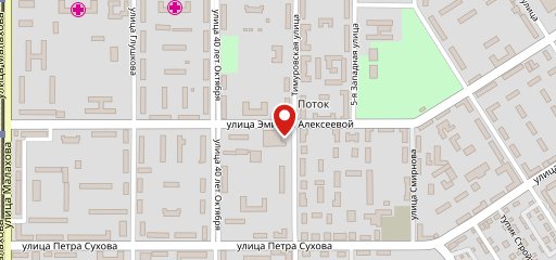 Любимая на карте