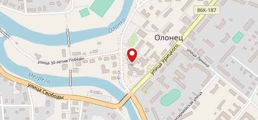 Караван Сарай г. Олонец на карте
