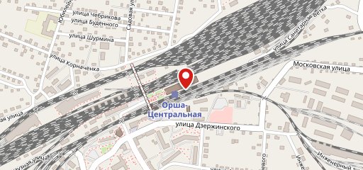 Карчма пры дарозе на карте