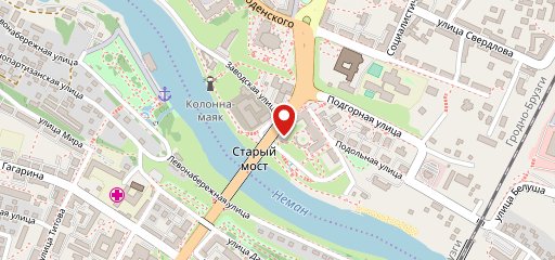 Карчма У Причала Бар Ичтсуп Гродактек на карте
