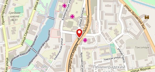 Карл на карте