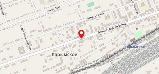 Карымское на карте