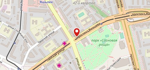 Каштан на карте