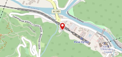 Каскад на карте